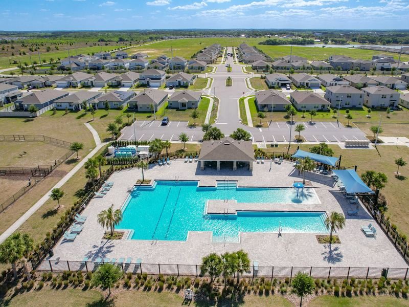 Resort-style community pool