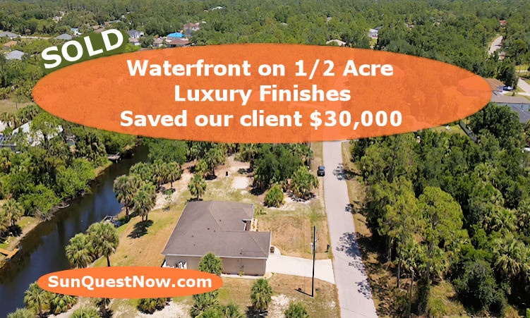 North Port FLorida Sold House on a 1/2 Acre